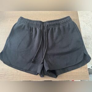 Black lounge shorts
